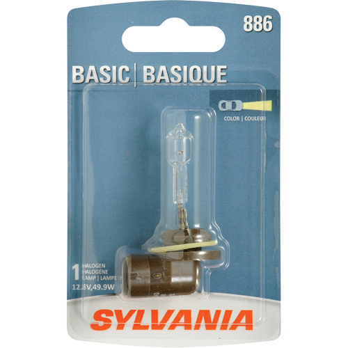 886 Phare antibrouillard de base, Halog&egrave;ne, 50 W, Blanc cass&eacute; Auto-Cam