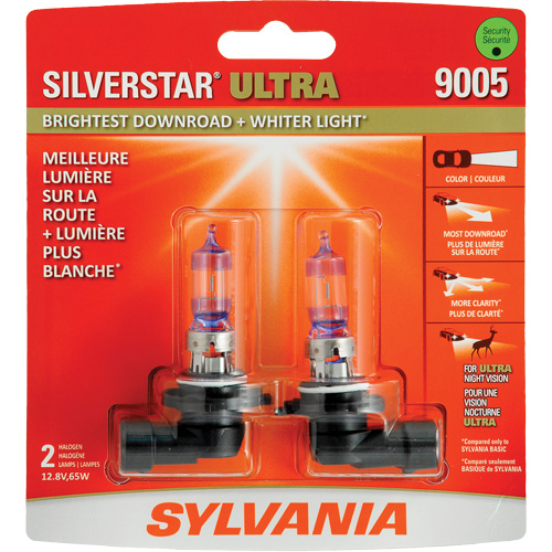 9005 Ampoule de feu avant SilverStar Ultra, Halog&egrave;ne, 65 W, Blanc Auto-Cam