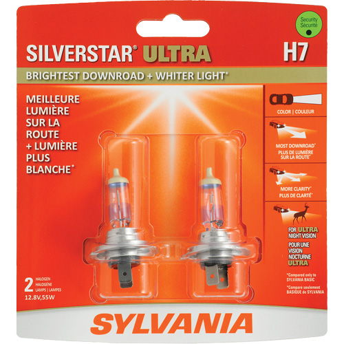 Ampoule de feu avant SilverStar H7, Halog&egrave;ne, 56 W, Blanc cass&eacute; Auto-Cam