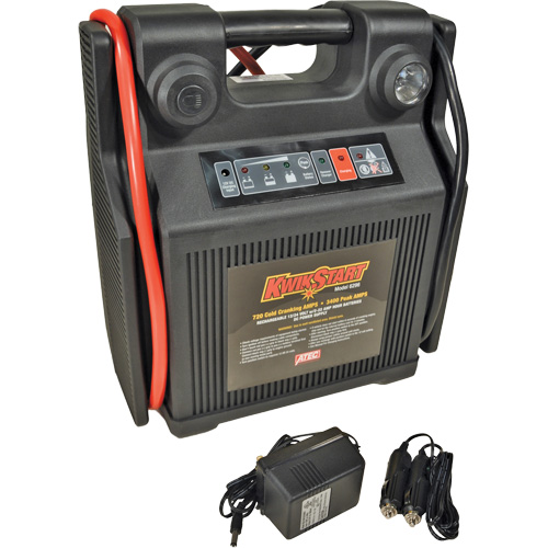 KwikStart 12/24 Volt Portable Power & Jump Starter Auto-Cam