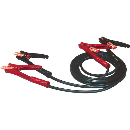Heavy-Duty Booster Cable with Flexi-Spring Strain, 5 AWG, 500 A, 12' Cable Auto-Cam