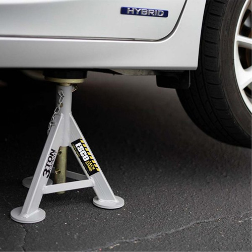Performance Shorty Low Profile Jack Stands, 3 tons Capacity, 11" - 17" H Auto-Cam