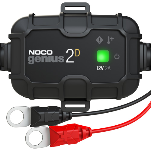 Chargeur de batterie &agrave; montage direct 2 A Genius 2D Auto-Cam
