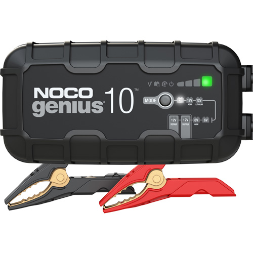Genius&reg; 10 10-Amp Battery Charger Auto-Cam