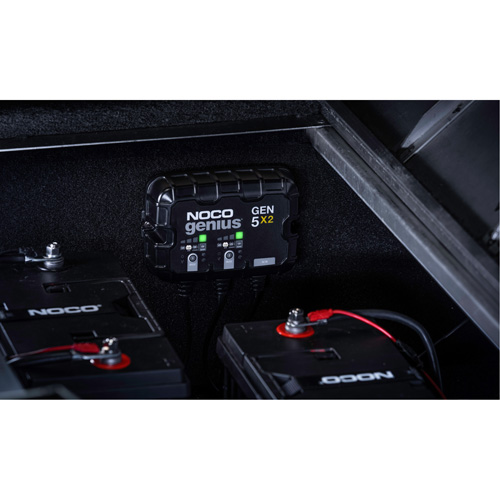 Genius&reg; Gen5X2 2-Bank, 10-Amp On-Board Battery Charger Auto-Cam
