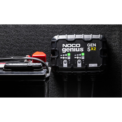 Genius&reg; Gen5X2 2-Bank, 10-Amp On-Board Battery Charger Auto-Cam