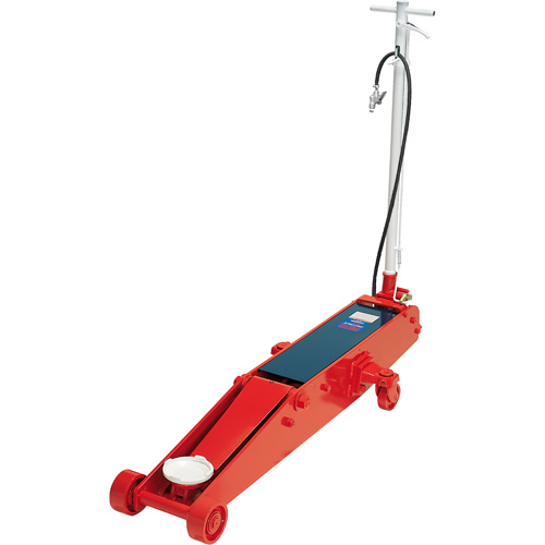 Cric de plancher, 10 tonne(s) Capacit&eacute;, 6-1/8" Abaiss&eacute;e, 27-1/4" &eacute;lev&eacute;e, Air comprim&eacute;/hydraulique Auto-Cam