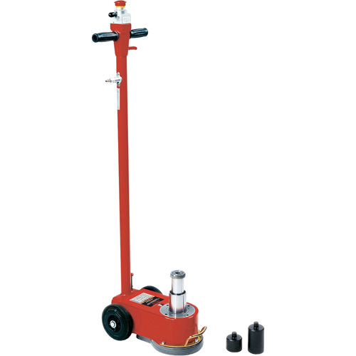 Telescopic Floor Jack, 33 Ton(s) Capacity, 6" Lowered, 12" Raised, Air Hydraulic Auto-Cam