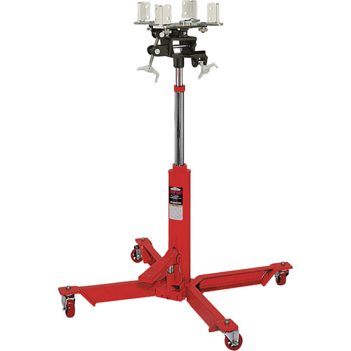 Telescopic Under Hoist Single Pump Transmission Jack, 0.5 Ton(s) Lifting Capacity Auto-Cam
