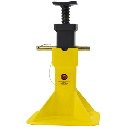 Jack Stands with Adjustable Screw Top Saddle, Locking Pin, 15-1/2" - 20-1/2" H Auto-Cam