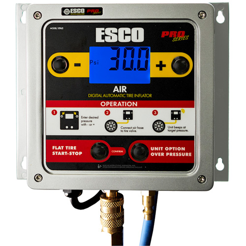 Gonfleur num&eacute;rique mural en aluminium pour pneus Auto-Cam