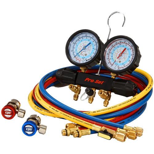 A/C Manifold Gauge Set Auto-Cam