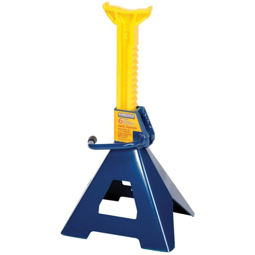 Jack Stand, Locking Handle/Ratchet, 6 tons Capacity, 25-1/4" H Auto-Cam