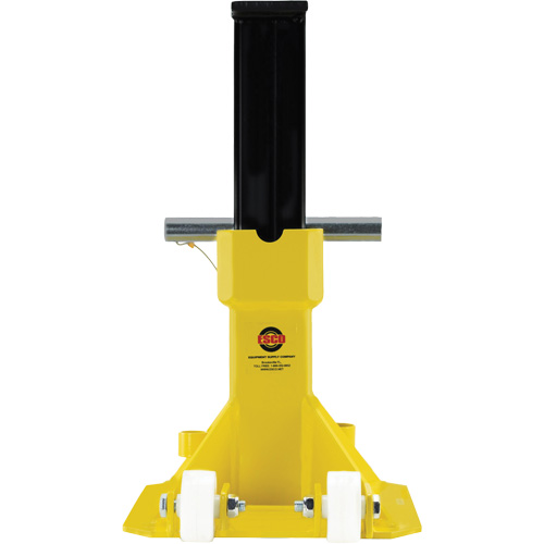 EZ-Wheel Jack Stand, Locking Pin, 22 Tons Capacity, 13-1/2" - 20" H Auto-Cam