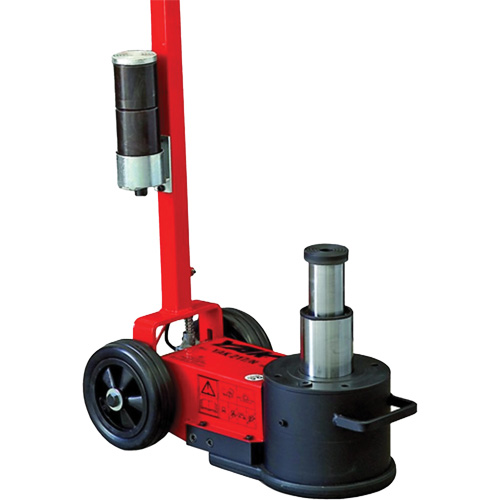 Cric HD &agrave; 2 &eacute;tapes, 22 tonne(s)/44 tonne(s), Air comprim&eacute;/hydraulique Auto-Cam