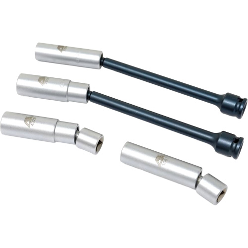 4-Piece Euro Spark Plug Swivel Socket Set, 3/8" Drive Auto-Cam