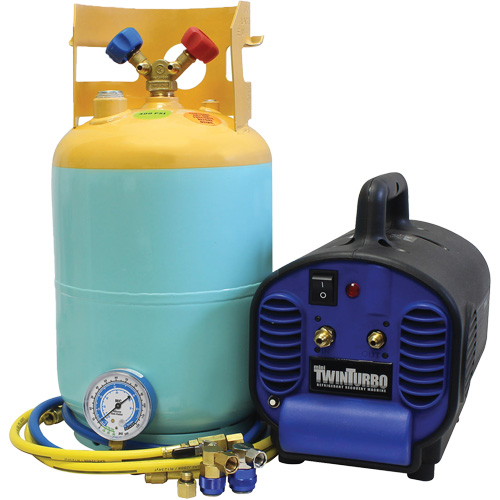 Mini Twin Refrigerant Recovery System For Contaminated R134A And R1234Yf Auto-Cam