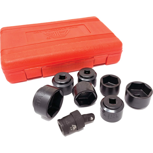 8 Pc. Extra-Low-Profile Oil Filter Socket Set Auto-Cam