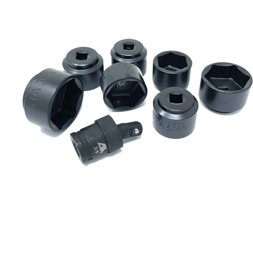 8 Pc. Extra-Low-Profile Oil Filter Socket Set Auto-Cam