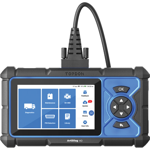 ArtiDiag HD 5" Heavy-Duty Scan Tool with Service Functions Auto-Cam