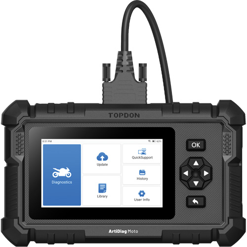 ArtiDiag Moto 5" Motorcycle Diagnostic Tool Auto-Cam