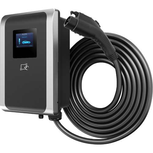 Chargeur pour VE commercial PulseQ AC Max, 80 A, Niveau 2 CA, Connecteur Type 1 (SAE J1772) Auto-Cam