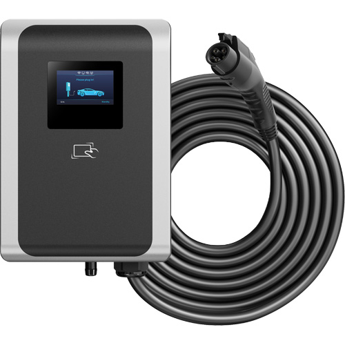 Chargeur pour VE commercial PulseQ AC Max, 48 A, Niveau 2 CA, Connecteur Type 1 (SAE J1772) Auto-Cam