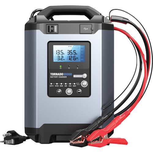 Tornado90000 90A Stable Power Supply & Smart Charger 12V/24V Auto-Cam