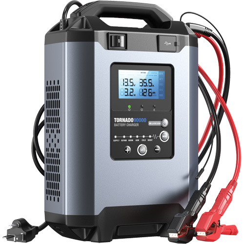 Tornado90000 90A Stable Power Supply & Smart Charger 12V/24V Auto-Cam