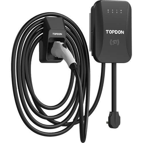 Chargeur r&eacute;sidentiel PulseQ AC pour VE avec mode identification par radiofr&eacute;quence (RFID), 40 A, Niveau 2 CA, Connecteur Type 1 (SAE J1772) Auto-Cam