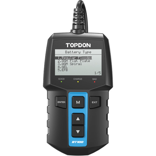 Testeur de batterie 12?V et de syst&egrave;mes BT100 Auto-Cam