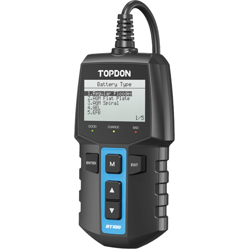 Testeur de batterie 12?V et de syst&egrave;mes BT100 Auto-Cam