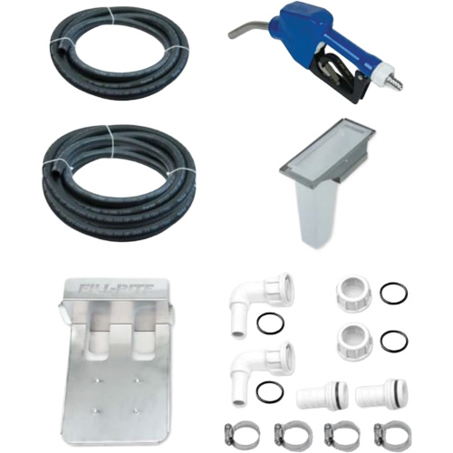 Pompe de transfert de fluide d'&eacute;chappement diesel (DEF) 115 V CA avec support pour cuve GRV et pistolet Auto-Cam