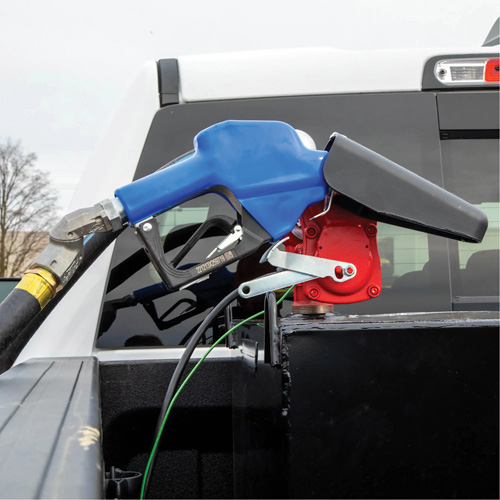 Blue Cold Weather Automatic Diesel Spout Nozzle Auto-Cam