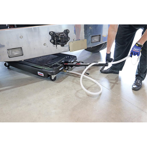 Low Profile Truck Drain with Electric Pump Auto-Cam