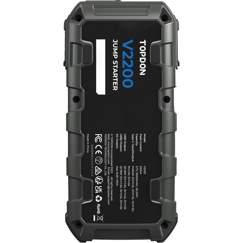 Survolteur, banque d'alimentation et lampe de poche V2200 Auto-Cam