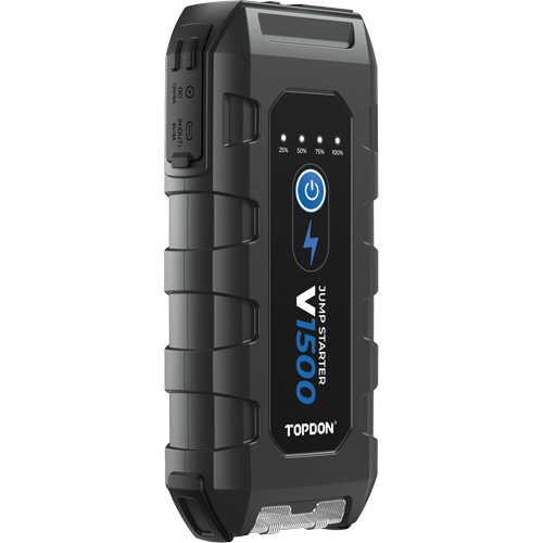 D&eacute;marreur d'appoint, survolteur, banque d'alimentation et lampe de poche V1500 Auto-Cam