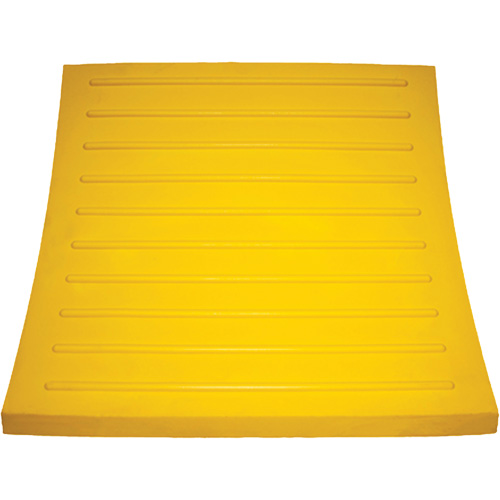 Cale de roue, Polyur&eacute;thane, Jaune, 15-1/4" la x 12-1/8'' p x 10-3/4" h Auto-Cam