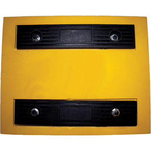 Cale de roue, Polyur&eacute;thane, Jaune, 15-1/4" la x 12-1/8'' p x 10-3/4" h Auto-Cam