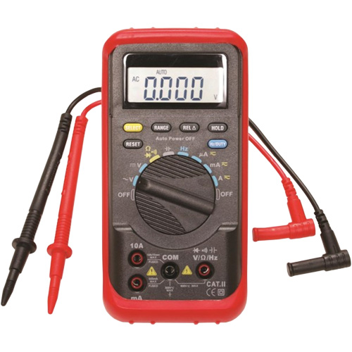 Auto-Ranging Digital Multimeter with Holster Auto-Cam