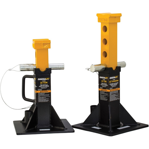 Chandelle robuste, Tige verrouillable, Capacit&eacute; de 22 tonnes, 12-1/4" - 19-7/8" h Auto-Cam