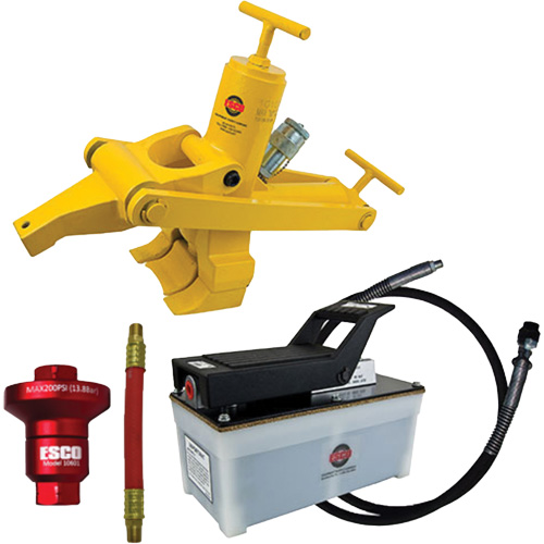 Trousse de d&eacute;monte-talons Combi avec pompe &agrave; air hydraulique de 2,5 pintes Auto-Cam