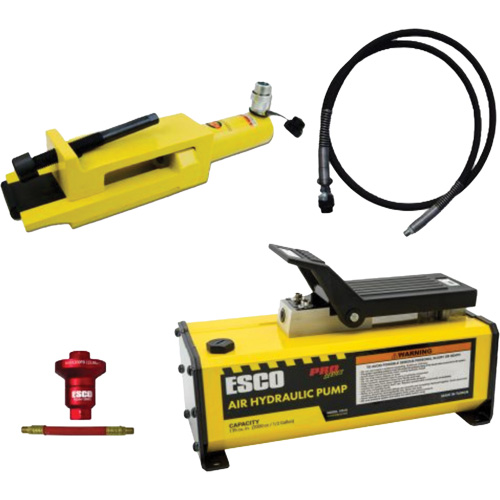 Giant Tire/Earthmover Bead Breaker Kit with 1/2 Gallon Hydraulic Pump Auto-Cam
