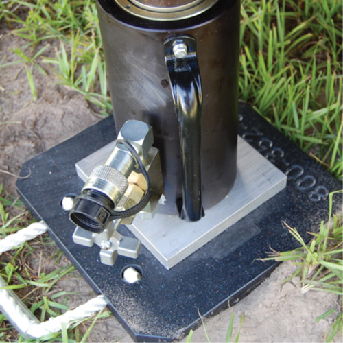 55-Ton Capacity Jack Support Plate Auto-Cam
