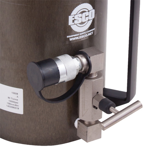 Safety Jack, Locking Collar, 100 tons Capacity, 13-37/100" - 19-3/5" H Auto-Cam