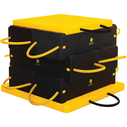 8-Piece CribLok Composite Cribbing System Kit Auto-Cam