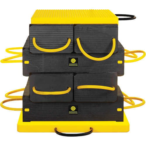 10-Piece CribLok Composite Cribbing System Kit Auto-Cam