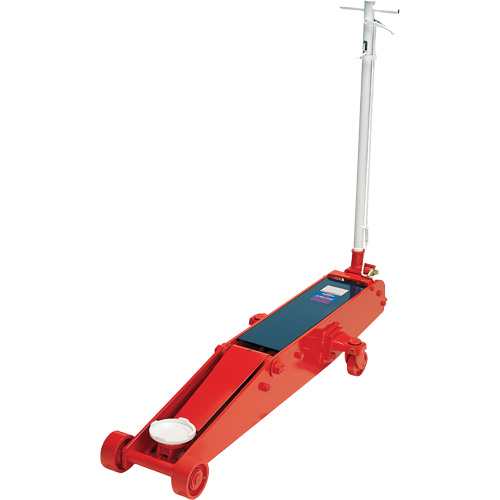 FASTJACK&reg; Floor Jack, 10 Ton(s) Capacity, 6-1/8" Lowered, 27-1/4" Raised, Manual Hydraulic Auto-Cam