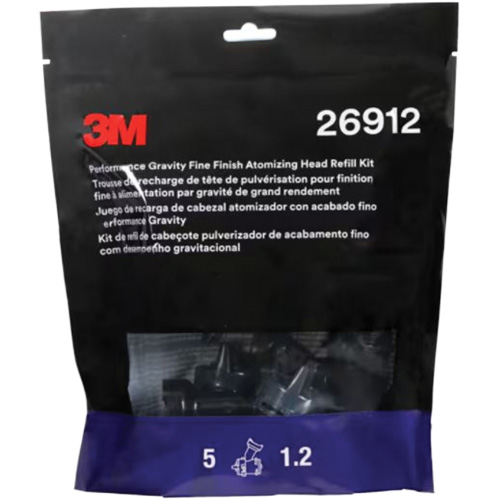 Performance Gravity Fine Finish Atomizing Head - Blue Auto-Cam