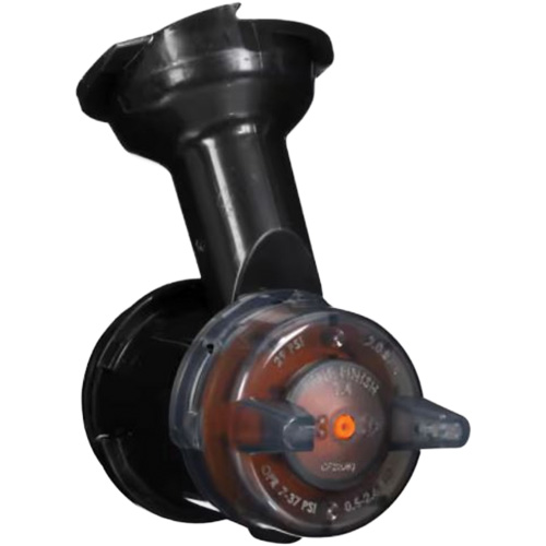 T&ecirc;te fine d'atomiseur de finition &agrave; gravit&eacute; Performance - Orange Auto-Cam